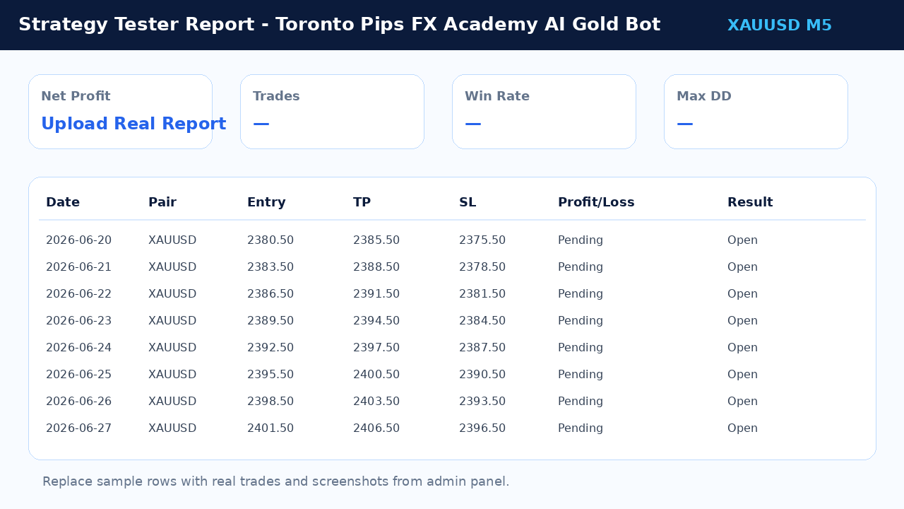 Backtest Report Preview